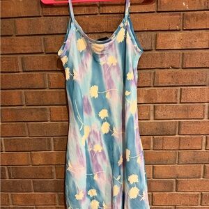 The Limited Blue and Purple Floral Mini Dress size 8 NWT NEW